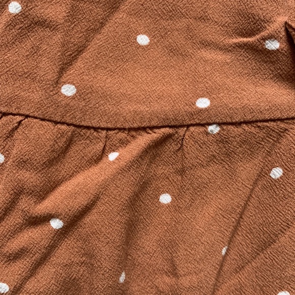 Peplum Babydoll Tie-Front Top - Picture 4 of 5